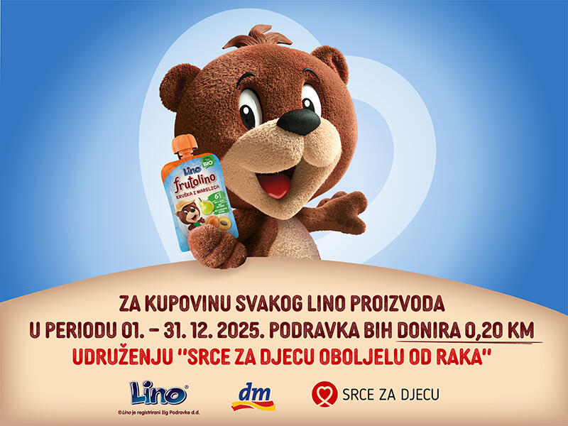 Lino i dm udružuju snage za podršku  Roditeljskim kućama u Sarajevu i Tuzli